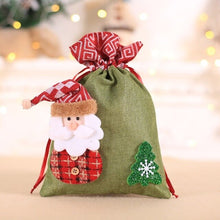 Load image into Gallery viewer, Drawstring Christmas Gift Bag Party With Snowman/Santa's Candy Box Snack Bag