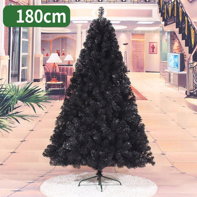 180cm Christmas tree black blue artificial Christmas tree decorations merry Christmas decorations for home Christmas ornaments