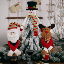 Load image into Gallery viewer, Wine Bottle Cover Christmas Tree Top Christmas Household Party Heart Decoration Bottle Cover Xmas Supplies