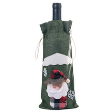 Load image into Gallery viewer, Drawstring Decorative Wine Bottle Cover Bags navidad Christmas Holiday Dining Table Home Party Decoration Santa Claus/Snowman