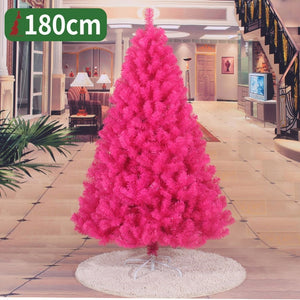 180cm Christmas tree pink rose red artificial Christmas tree decorations Christmas decorations for home Christmas ornaments