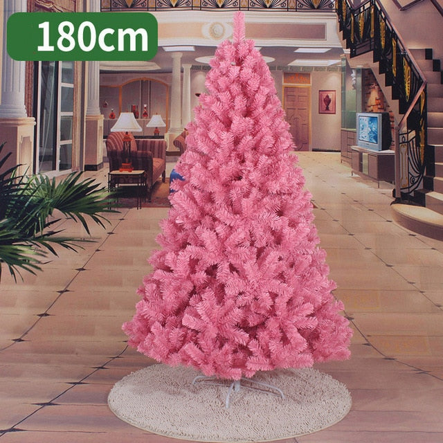 180cm Christmas tree pink rose red artificial Christmas tree decorations Christmas decorations for home Christmas ornaments