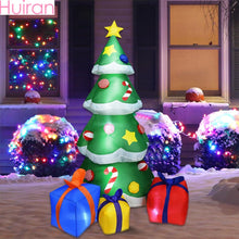 Load image into Gallery viewer, Huiran Christmas Inflatable Tree Merry Christmas Decor For Home LED outdoor Christmas tree Noel Natal Navidad 2019 Cristmas Tree