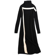 Load image into Gallery viewer, Women's Clothing Dresses Christmas sexy pullover femme work sweater black white striped dress plus size loose 2019 autumn winter