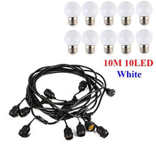 Load image into Gallery viewer, Thrisdar 10M 15M Commercial Grade Outdoor Christmas LED String Light Patio Backyard Bistro Cafe Pergola Hanging Garland Light