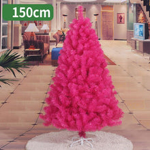 Load image into Gallery viewer, 150cm Christmas tree pink rose red artificial Christmas tree decorations Christmas decorations for home  free shipping