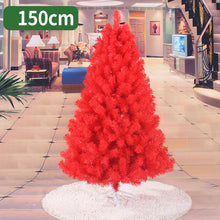 Load image into Gallery viewer, 150cm Christmas tree pink rose red artificial Christmas tree decorations Christmas decorations for home  free shipping