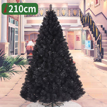 Load image into Gallery viewer, 210cm Christmas tree black silver artificial Christmas tree decorations merry Christmas decorations for home Christmas ornaments