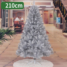 Load image into Gallery viewer, 210cm Christmas tree black silver artificial Christmas tree decorations merry Christmas decorations for home Christmas ornaments