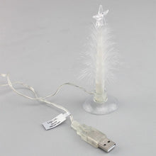 Load image into Gallery viewer, Christmas Tree LED Night Lights Home Decoration Color Changing Fiber Optic Night Lights