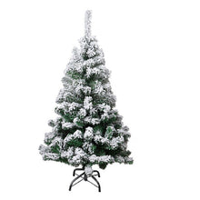 Load image into Gallery viewer, HOYVJOY Flocking Christmas Tree 120cm Snowflake Tree Christmas Family Hotel Mall Decoration New Year Gift With Ornamentation