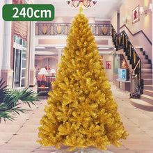 Load image into Gallery viewer, 240cm Christmas tree white silver artificial Christmas tree Christmas decorations for home Christmas ornaments free shipping
