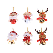 Load image into Gallery viewer, Christmas Bell Christmas Tree Hanging Doll Pendant Decoration Holiday Decoration Snowman/Santa Claus/Elk