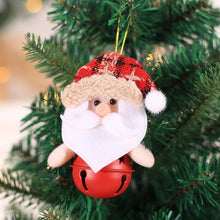 Load image into Gallery viewer, Christmas Bell Christmas Tree Hanging Doll Pendant Decoration Holiday Decoration Snowman/Santa Claus/Elk