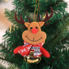 Load image into Gallery viewer, Christmas Bell Christmas Tree Hanging Doll Pendant Decoration Holiday Decoration Snowman/Santa Claus/Elk