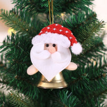 Load image into Gallery viewer, Christmas Bell Christmas Tree Hanging Doll Pendant Decoration Holiday Decoration Snowman/Santa Claus/Elk