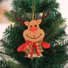Load image into Gallery viewer, Christmas Bell Christmas Tree Hanging Doll Pendant Decoration Holiday Decoration Snowman/Santa Claus/Elk