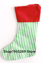 Load image into Gallery viewer, Christmas Stocking 250pcs/lot  Xmas Socks Candy Cane Stocking Bag 4 Styles Can Mix Fast Shipping