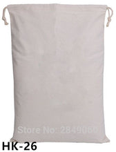 Load image into Gallery viewer, Christmas Stocking Bags 30pcs/lot Christmas Gift Bag Bulk Santa Sacks New Canvas Drawstring Bags Kid Toys Home Decorations