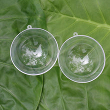 Load image into Gallery viewer, Wholelsae 9cm diameter Transparent PS plastic ball Christmas decoration ball