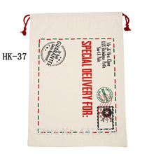 Load image into Gallery viewer, New Christmas Candy Cane Santa Bag 50pcs Personalized Santa Sack Xmas Santa Claus Candy Gift Bag Red Candy Stripe New Year Gift