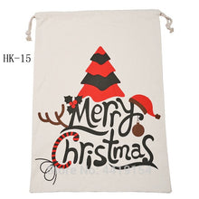 Load image into Gallery viewer, New Christmas Candy Cane Santa Bag 50pcs Personalized Santa Sack Xmas Santa Claus Candy Gift Bag Red Candy Stripe New Year Gift