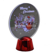 Load image into Gallery viewer, 240pcs/lot Christmas LED Snowman Night Light Santa Claus Pendants Childs Xmas Gift Table Christmas Tree Decor For Home