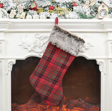 Load image into Gallery viewer, Paw Christmas Stocking Gift Bag Christmas Tree Ornament Socks Xmas Pet Stocking Candy Bag Home Party Decorative SN2027