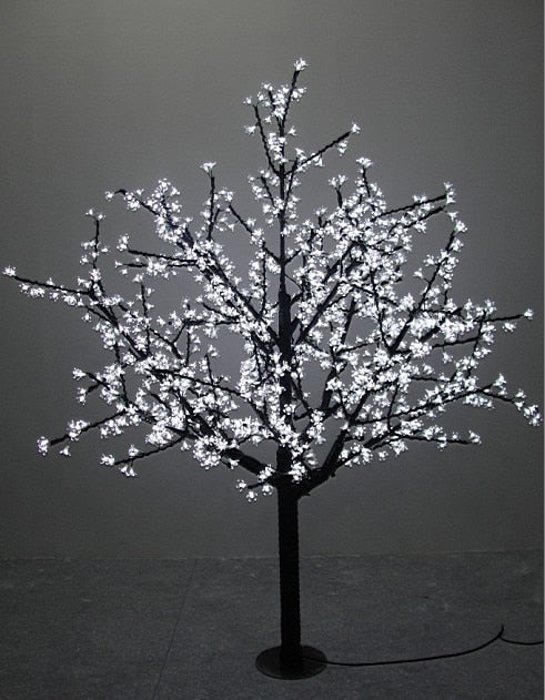 1.5m/5ft Height Outdoor waterproof Artificial Christmas Tree LED Cherry Blossom Tree Light 480pcs LEDs Straight Tree Trunk