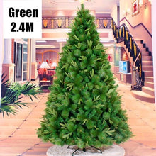 Load image into Gallery viewer, 3 Sizes Santa Claus Tree 3 Styles Leaves Beautiful Hanging Ornament Decor PVC Christmas Tree Green Christmas Tree MCC245-251