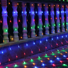 Load image into Gallery viewer, BEIAIDI 8 Mode 8MX10M 2600 LED Net String Light Garland Outdoor Christmas Curtain icicle Fairy String Holiday Wedding Light